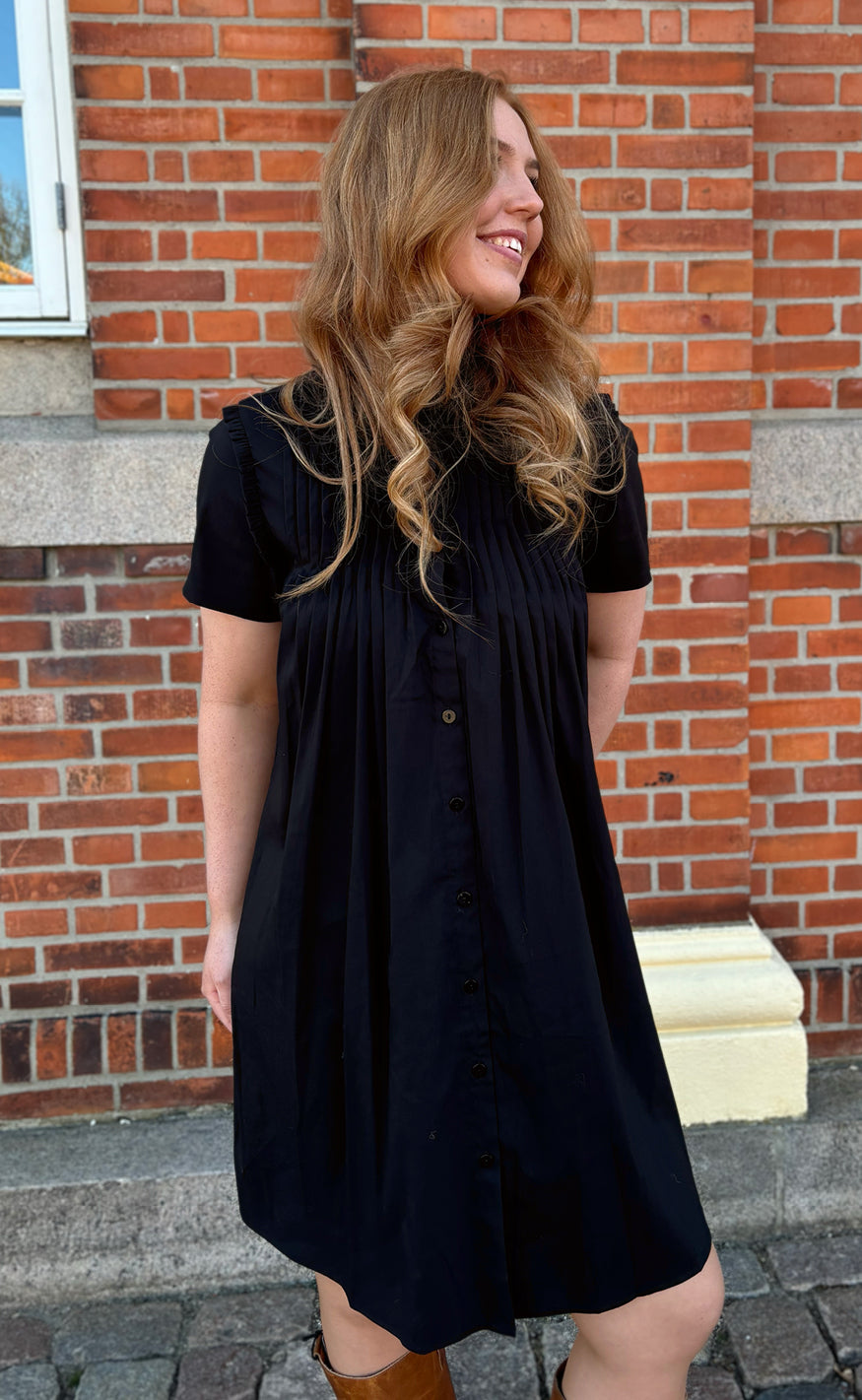 INA Copenhagen Kjole - Loui Summer - Black
