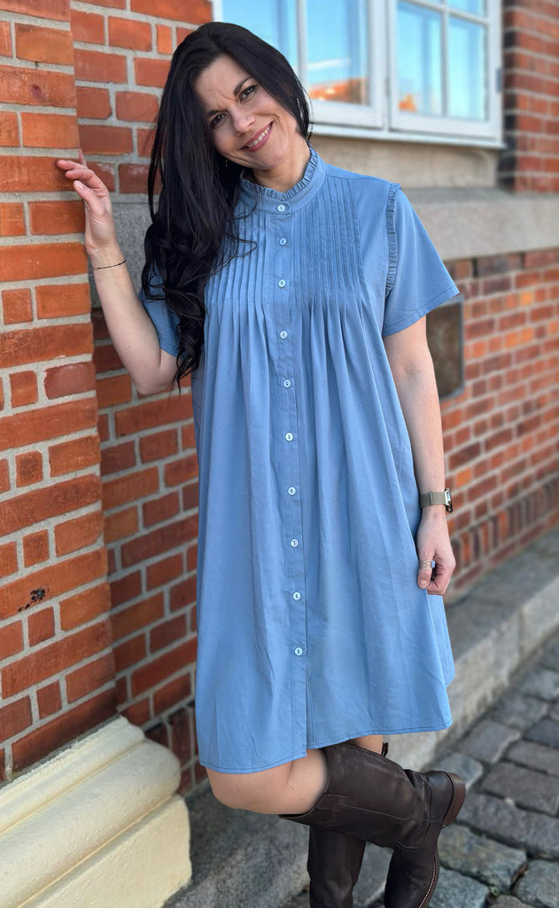 INA Copenhagen Kjole - Loui Summer - Blue