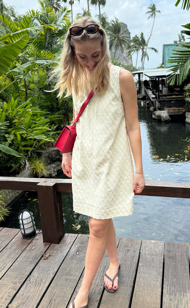 INA Copenhagen Kjole - Naja - Off White Square