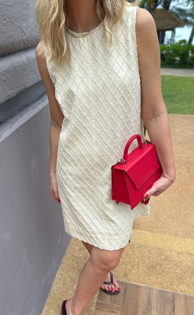 INA Copenhagen Kjole - Naja - Off White Square
