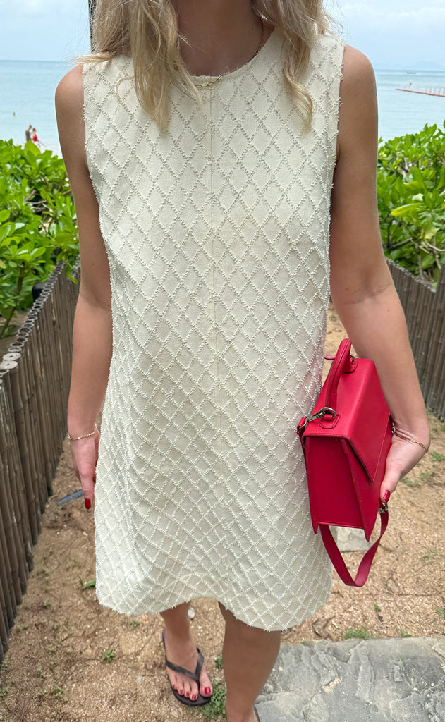 INA Copenhagen Kjole - Naja - Off White Square