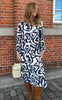 Say INA Copenhagen Kjole - Nia - Blue Art