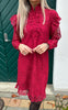 Say INA Copenhagen Kjole - Pia Lace - Bordeaux
