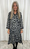 Say INA Copenhagen Kjole - Safina - Grey Leopard
