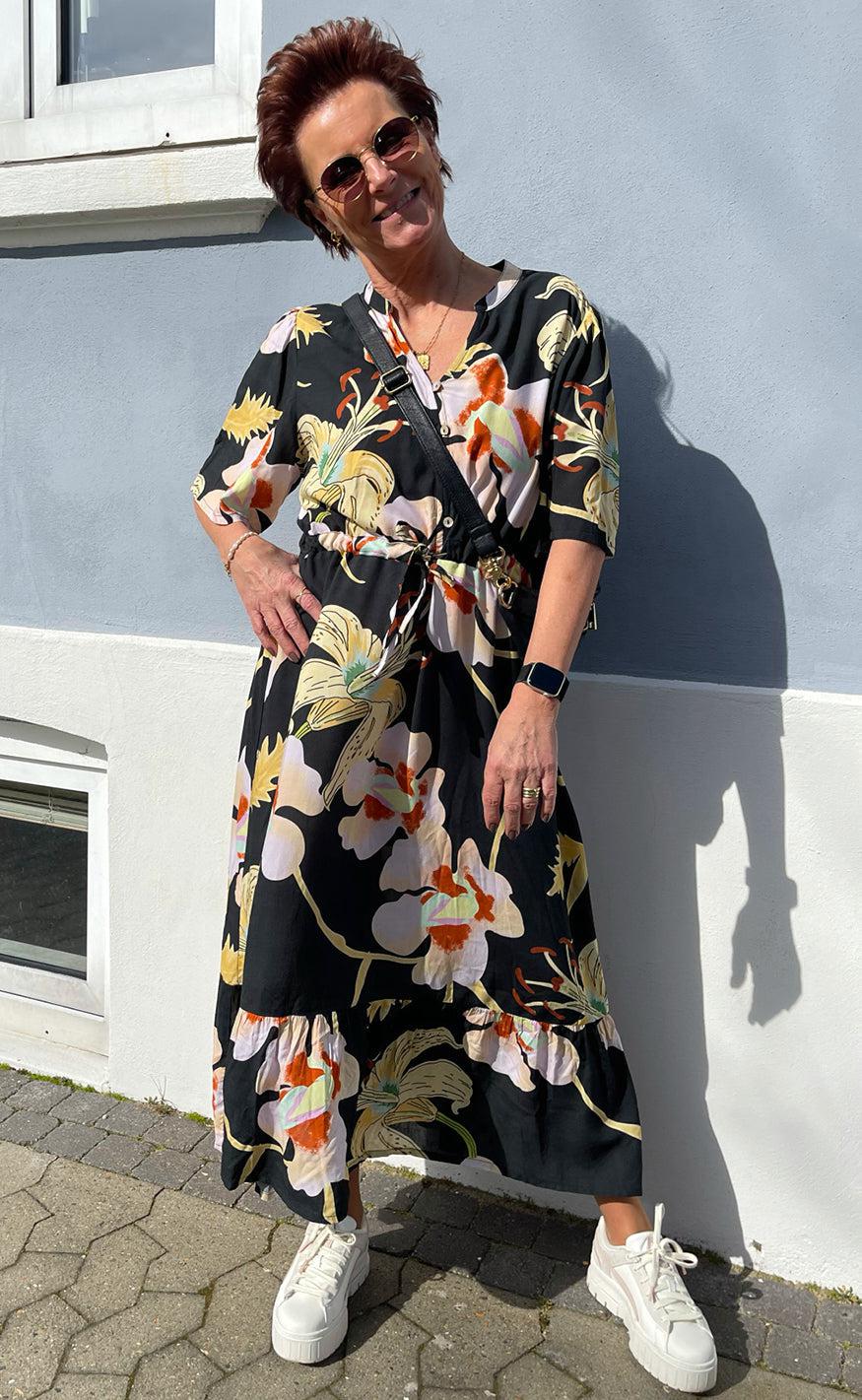 INA Copenhagen Kjole - Sally - Big Flowers