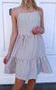 Say INA Copenhagen Kjole - Sisi - Brown White Stripe