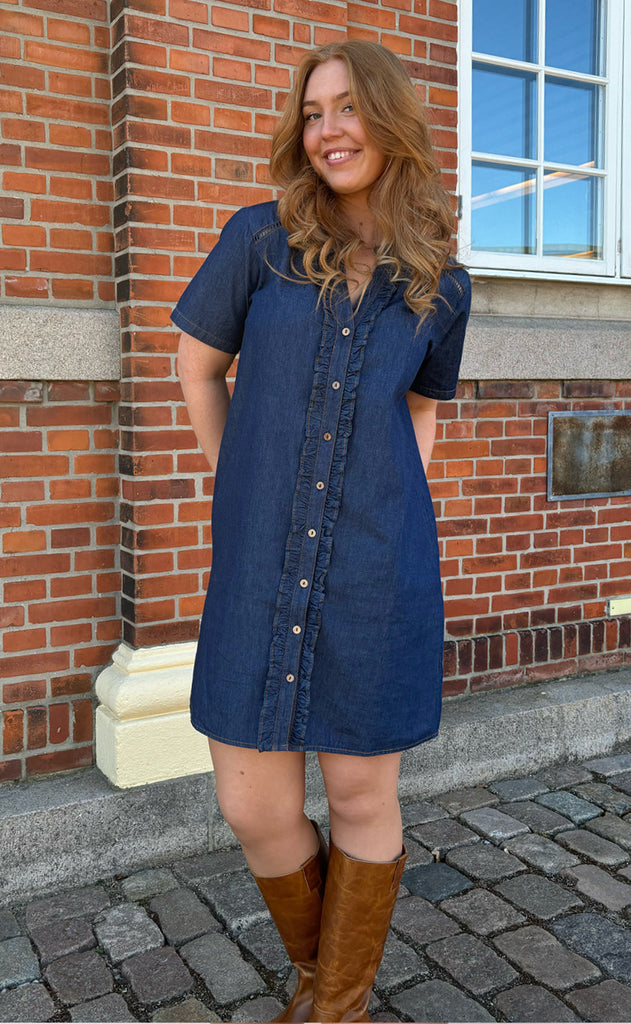 INA Copenhagen Kjole - Sophie - Denim Blue