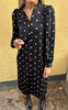 Say INA Copenhagen Kjole - Tiki - Black W. White Dots