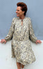 Say INA Copenhagen Kjole - Vanessa - Creme / Black Paisley