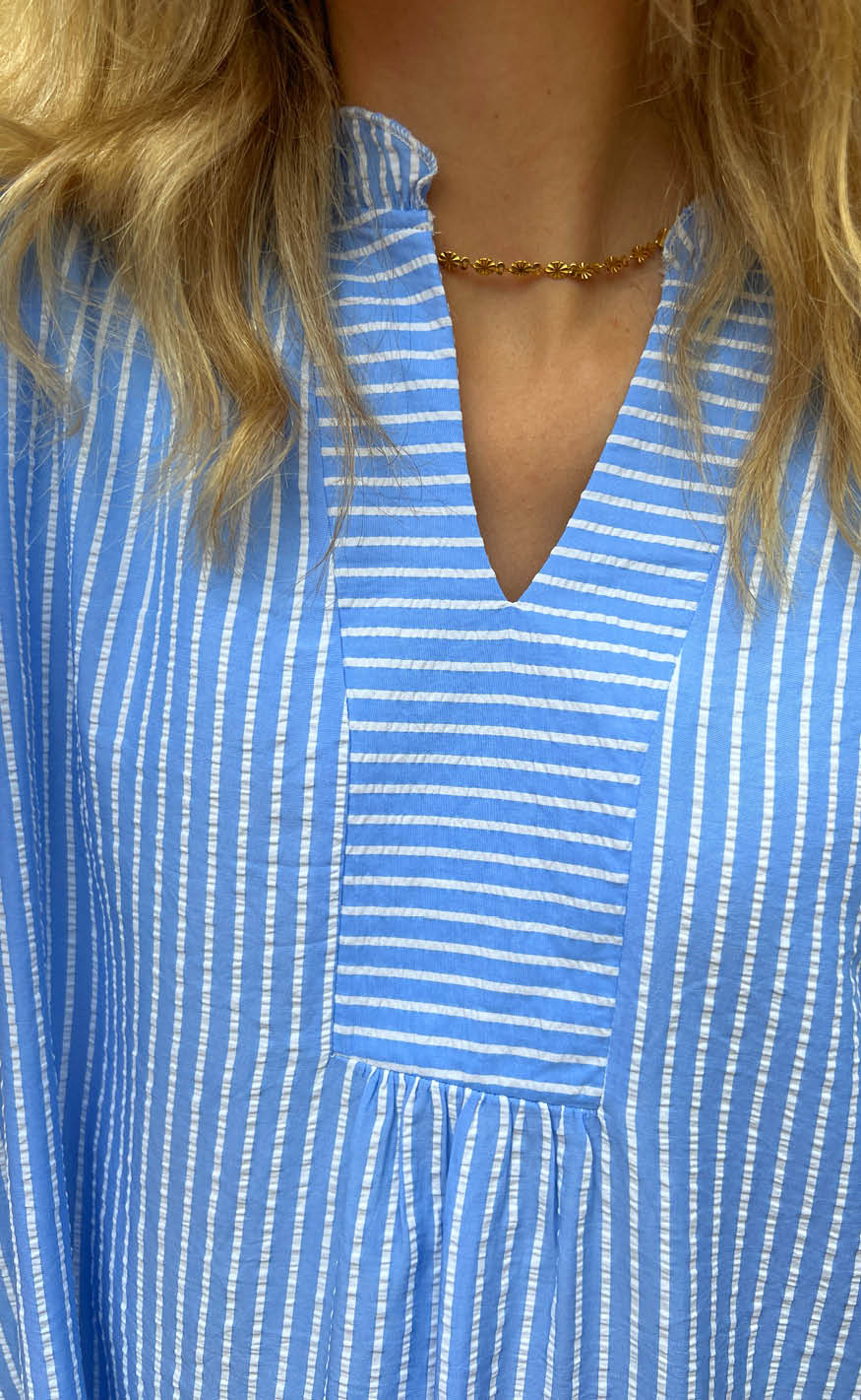 INA Copenhagen Kjole - Wilja - Blue Striped
