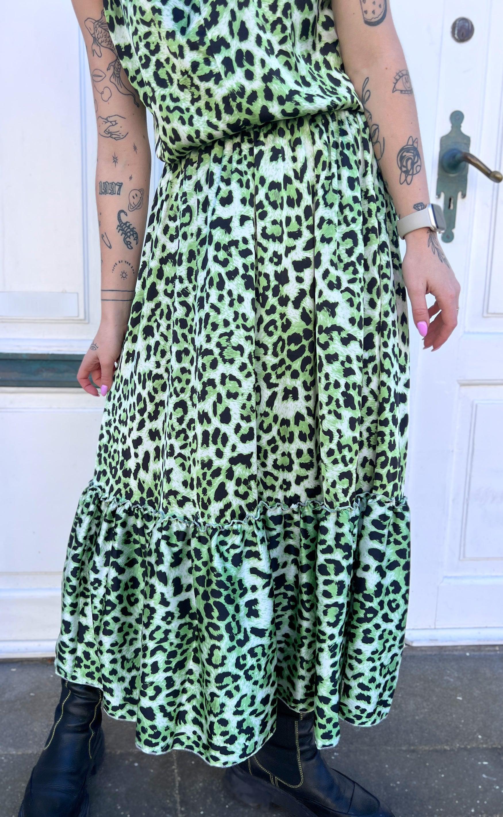 INA Copenhagen Skjørt - Hanna - Green Leo