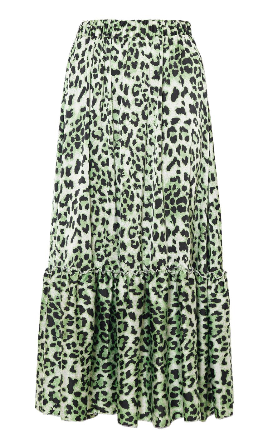 INA Copenhagen Skjørt - Hanna - Green Leo