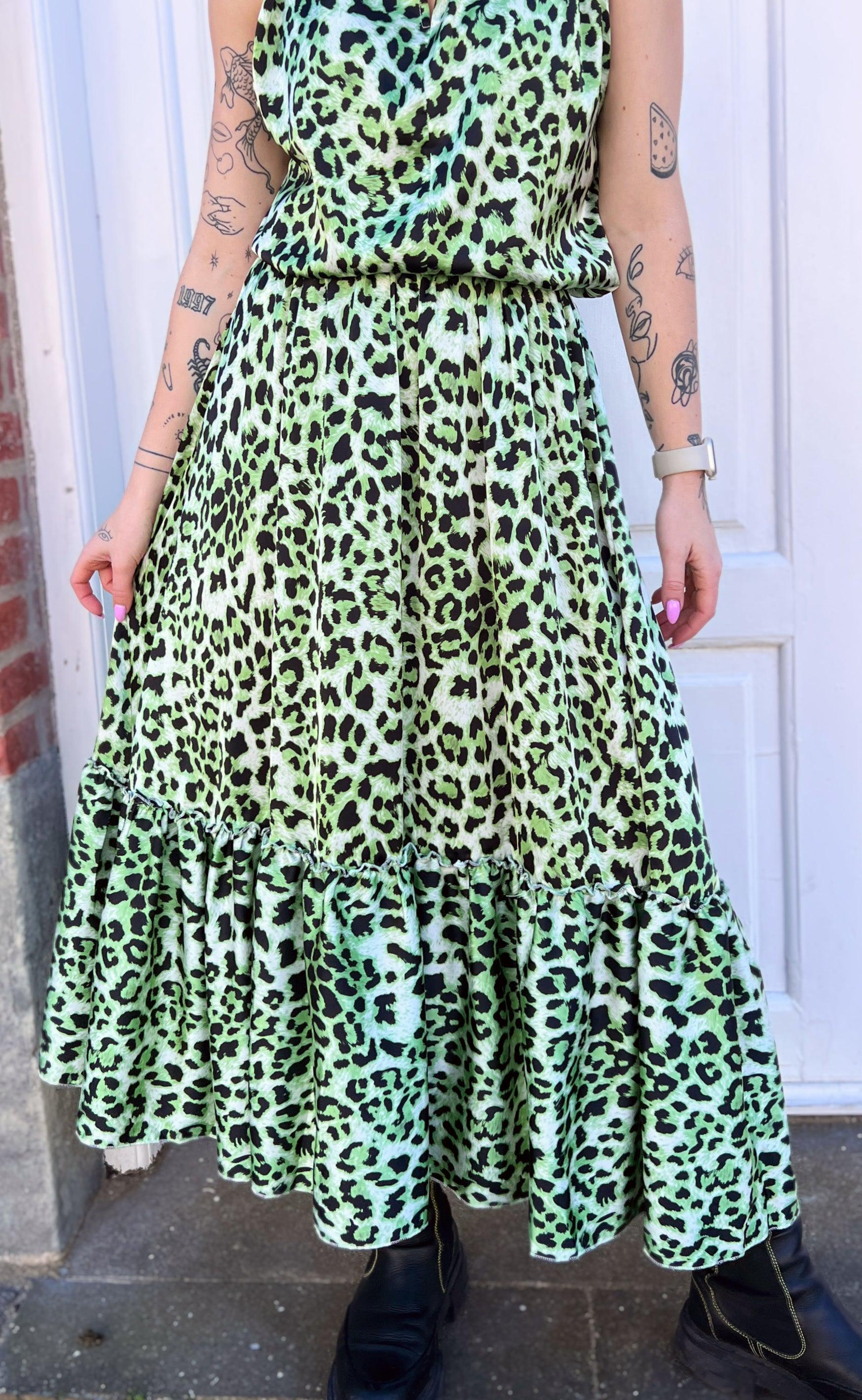 INA Copenhagen Skjørt - Hanna - Green Leo