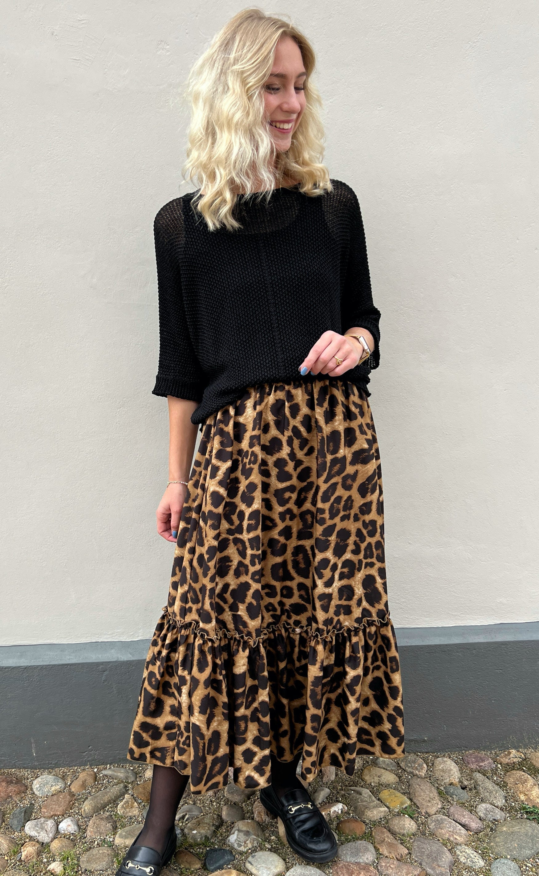 INA Copenhagen Skjørt - Hanna - Leopard