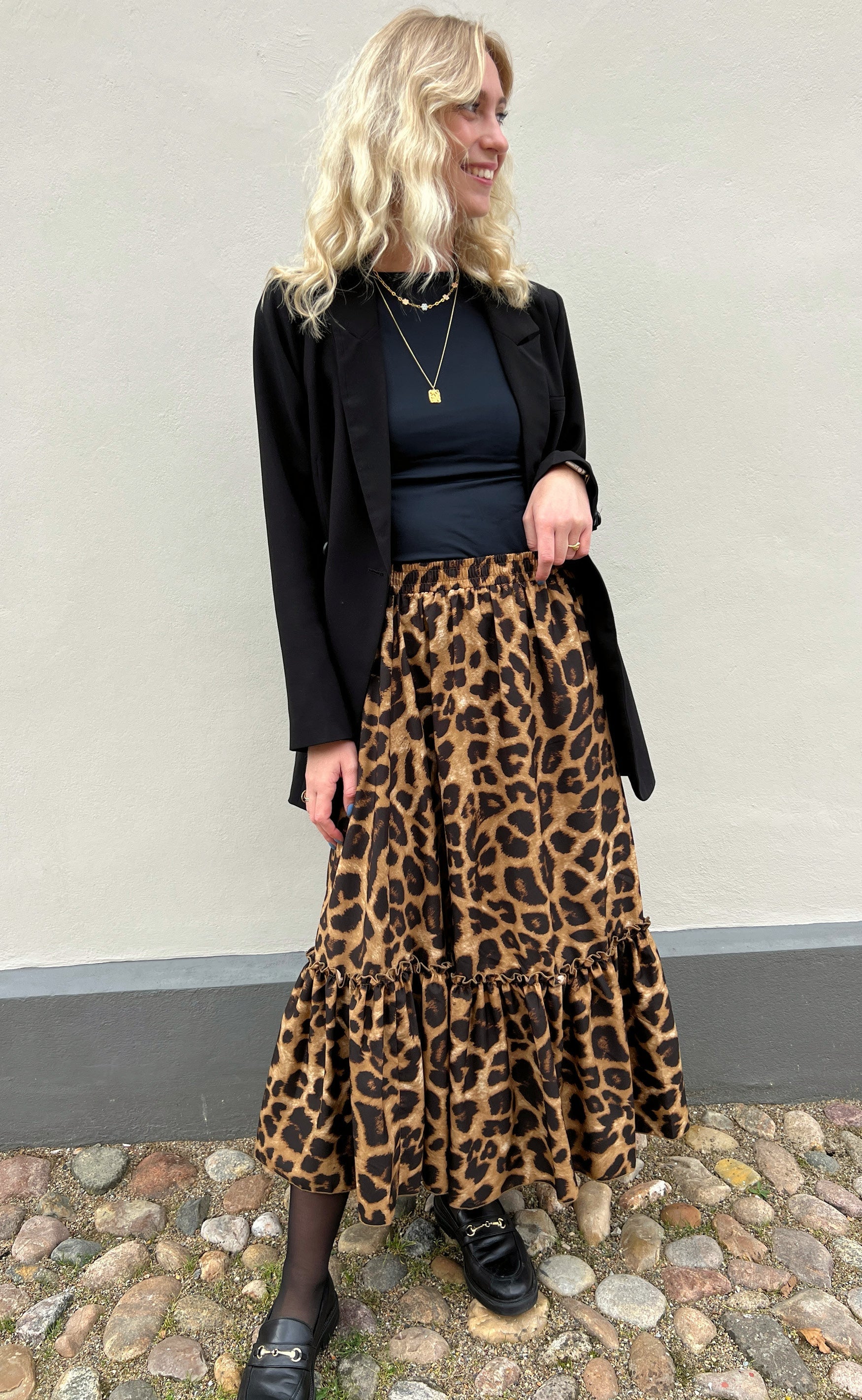 INA Copenhagen Skjørt - Hanna - Leopard