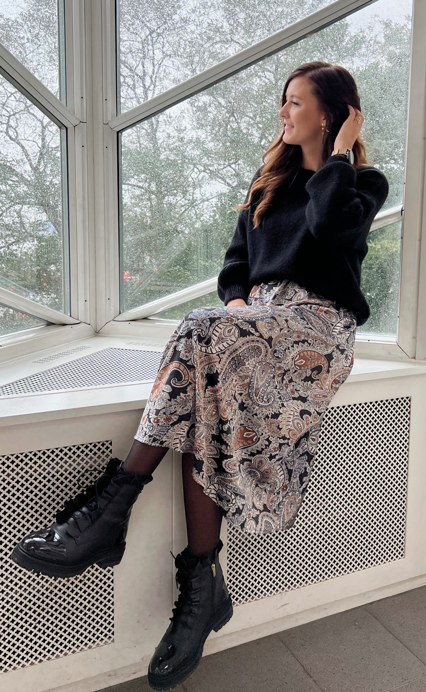 INA Copenhagen Skjørt - Hanne - Paisley Night