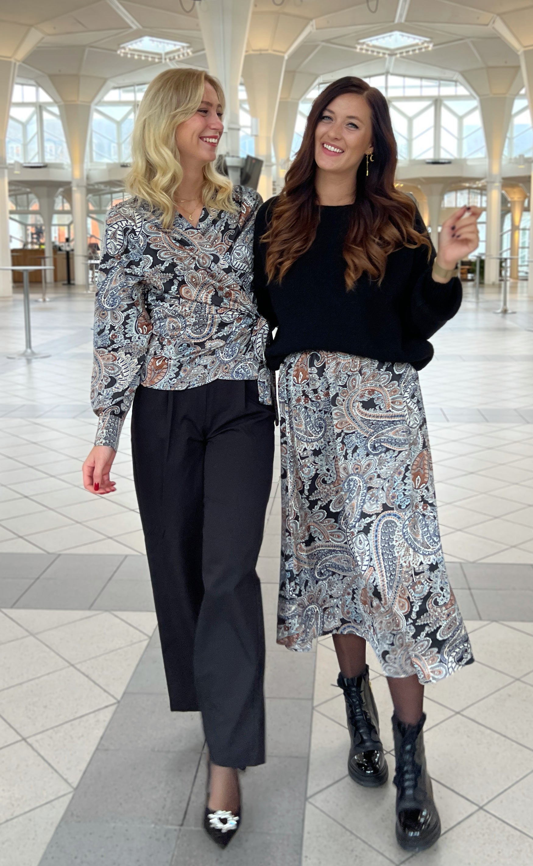 INA Copenhagen Skjørt - Hanne - Paisley Night
