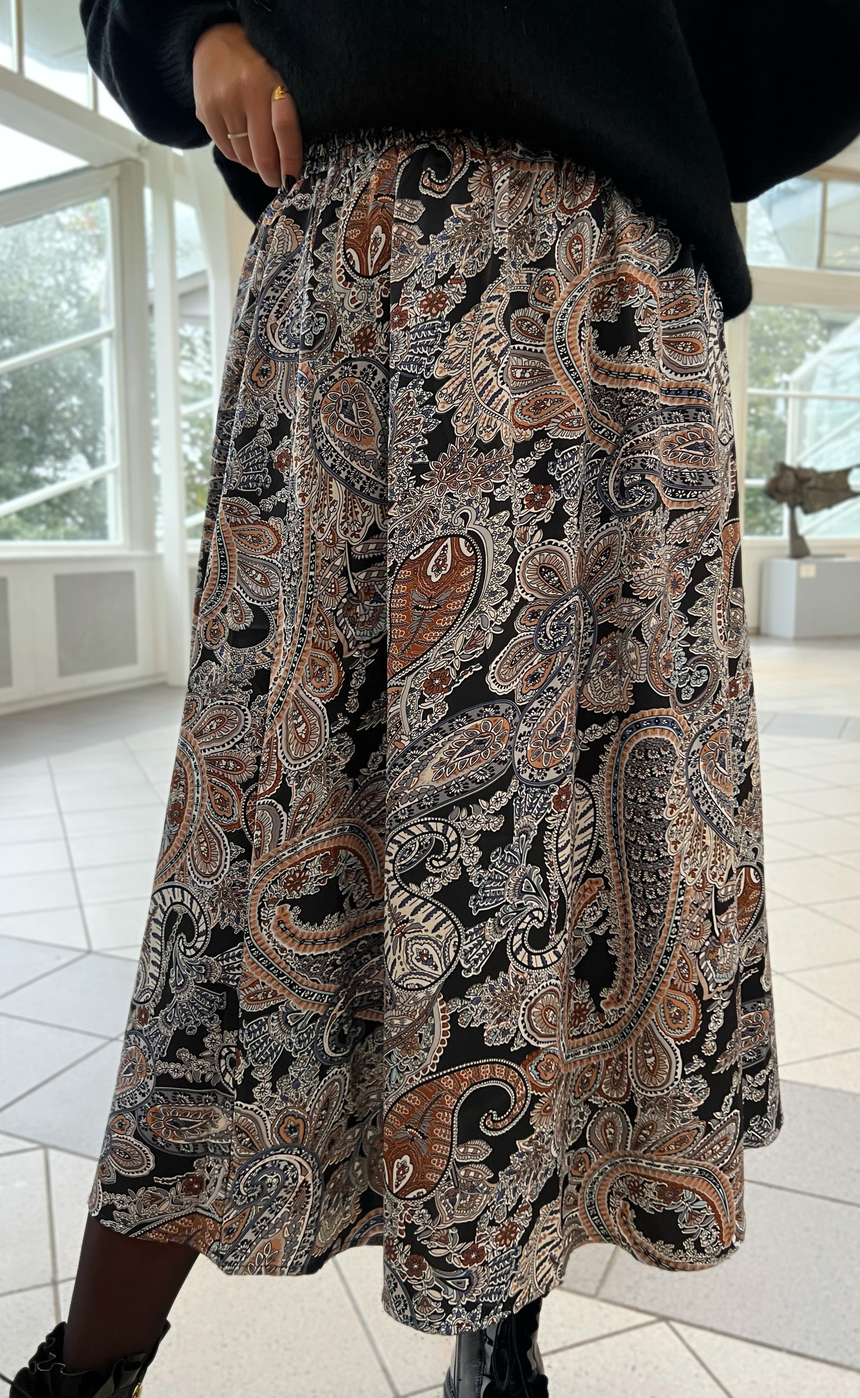 INA Copenhagen Skjørt - Hanne - Paisley Night