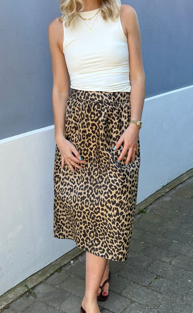 INA Copenhagen Skjørt - Patricia - Shiny Leopard