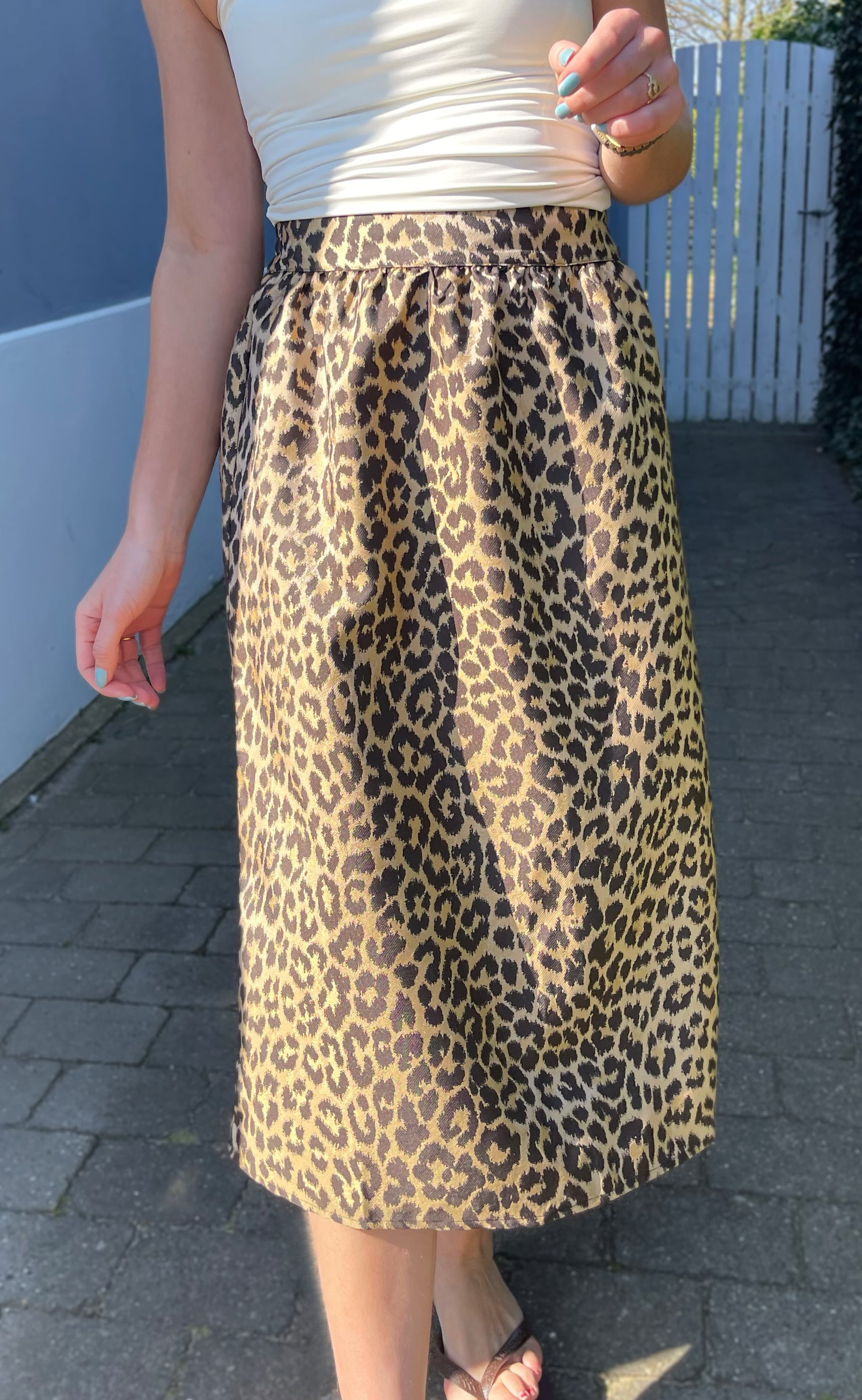 INA Copenhagen Skjørt - Patricia - Shiny Leopard