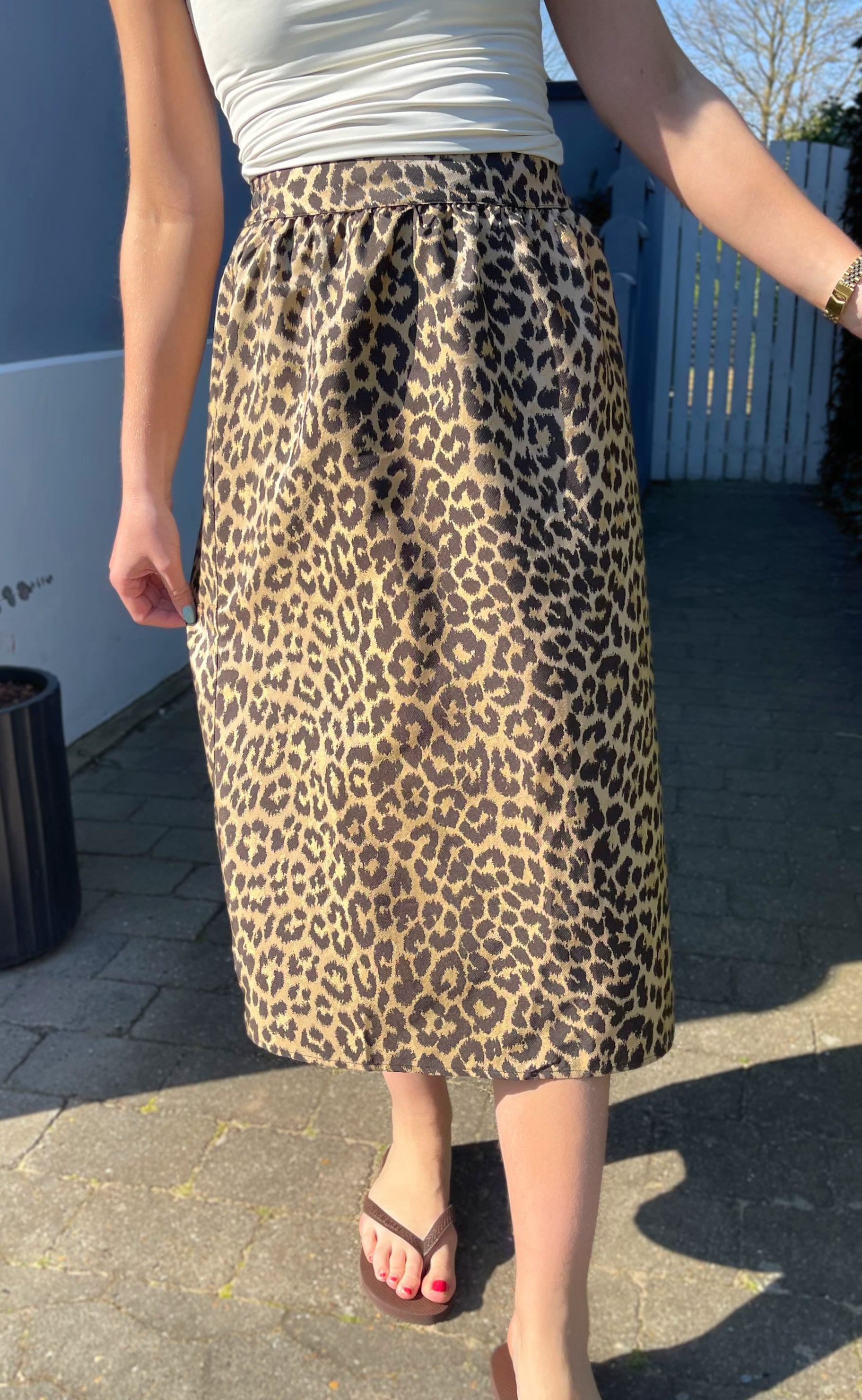 INA Copenhagen Skjørt - Patricia - Shiny Leopard