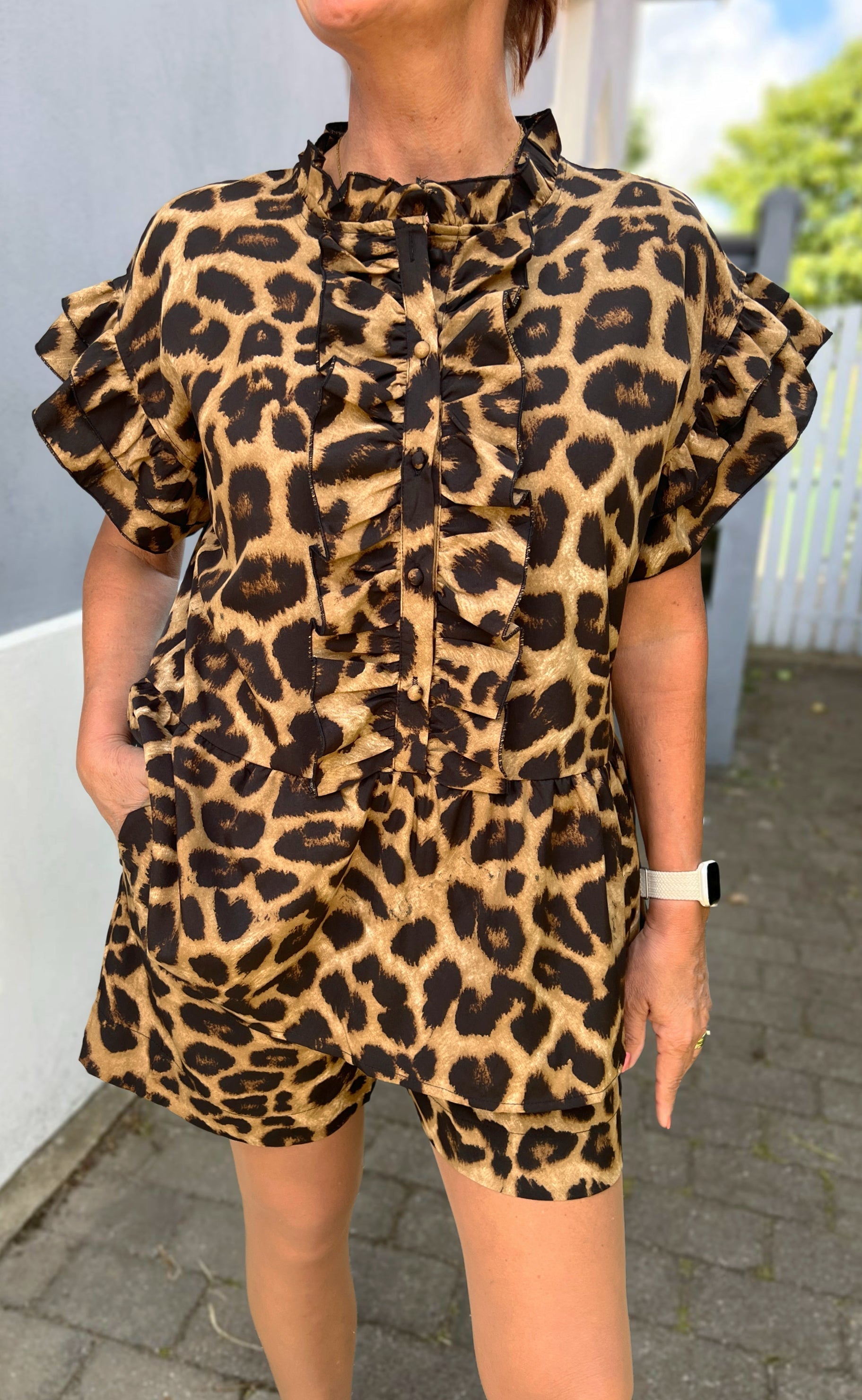 INA Copenhagen Shorts - Liv - Leopard