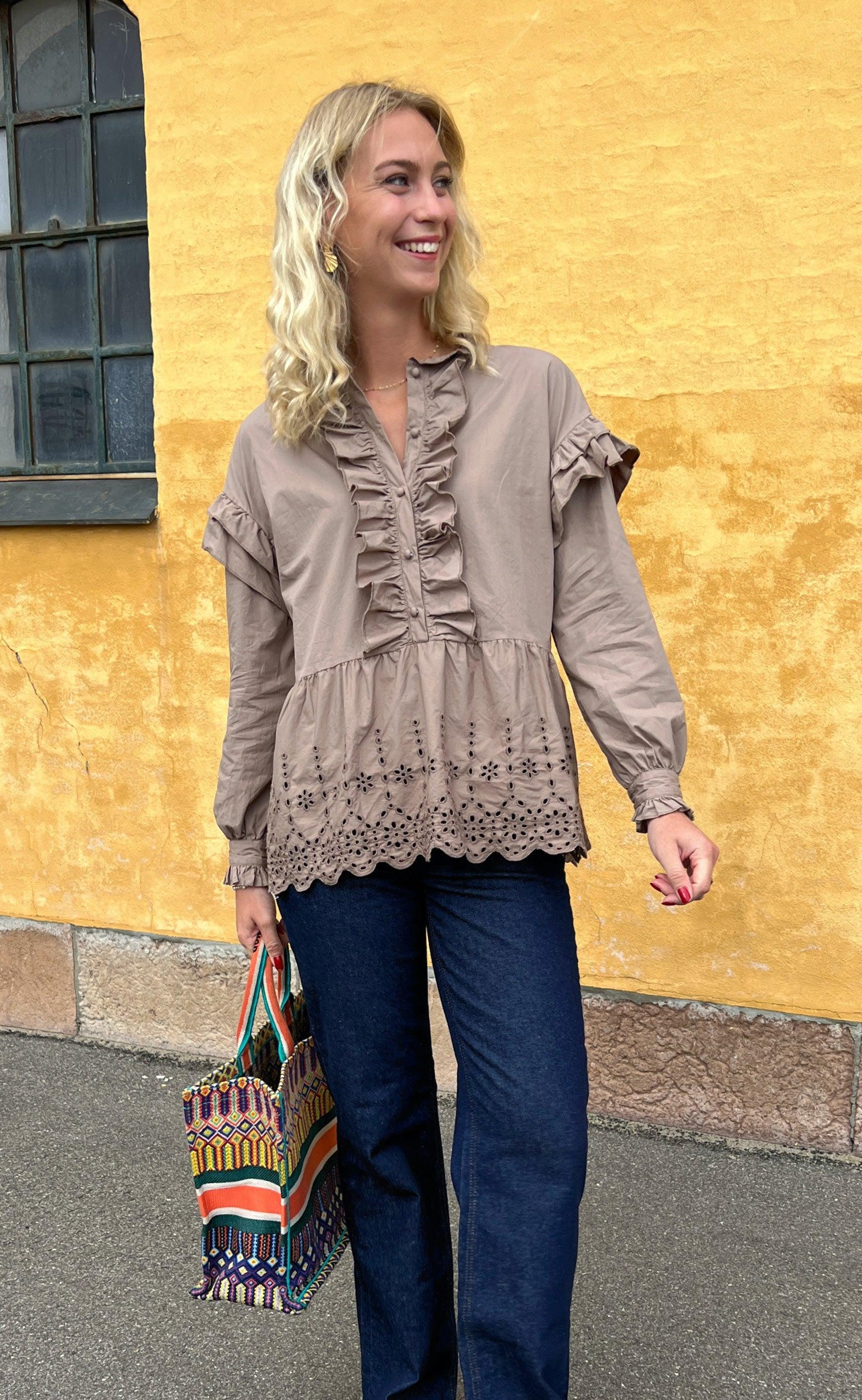 INA Copenhagen Skjorte - Frida - Brown