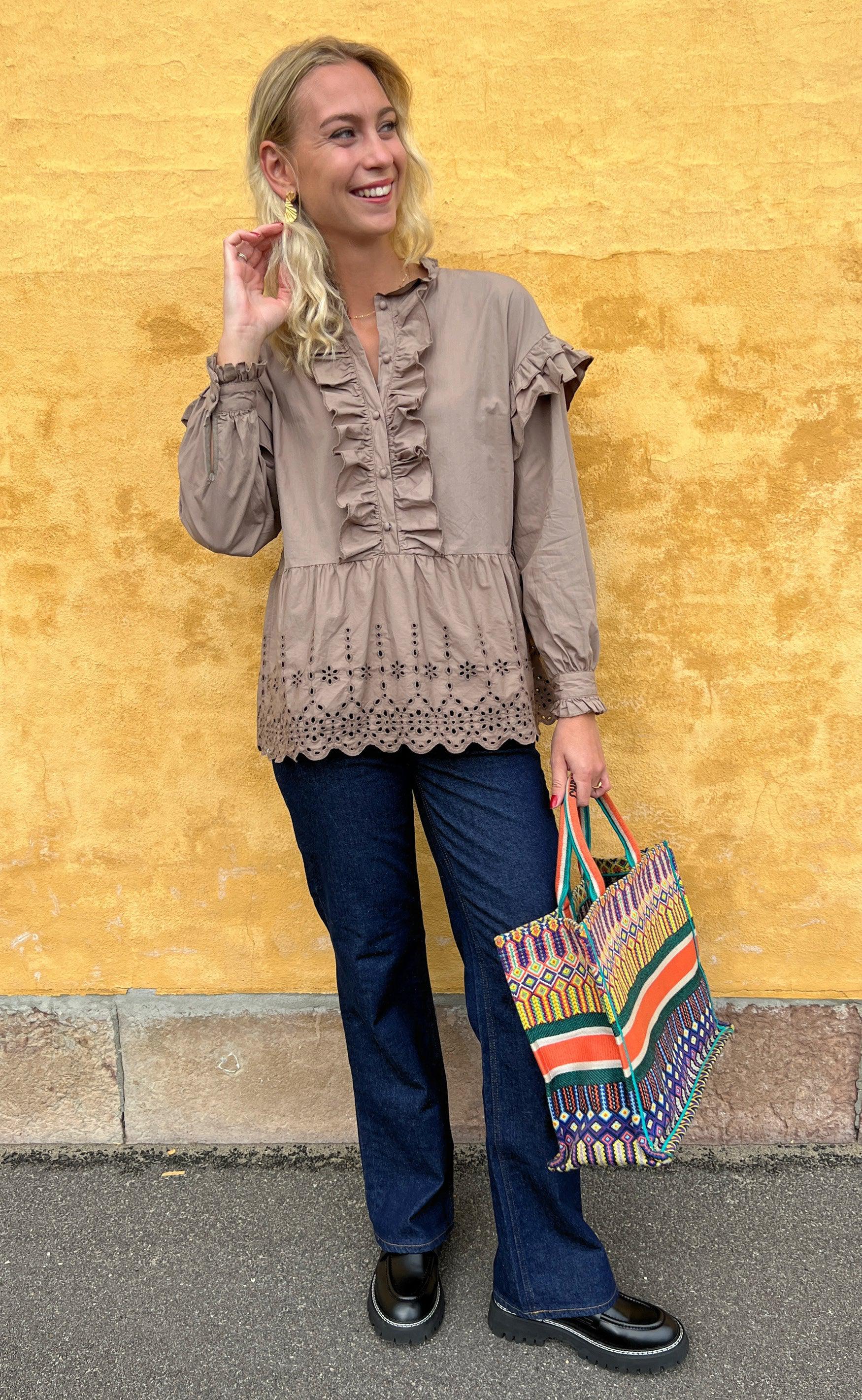 INA Copenhagen Skjorte - Frida - Brown