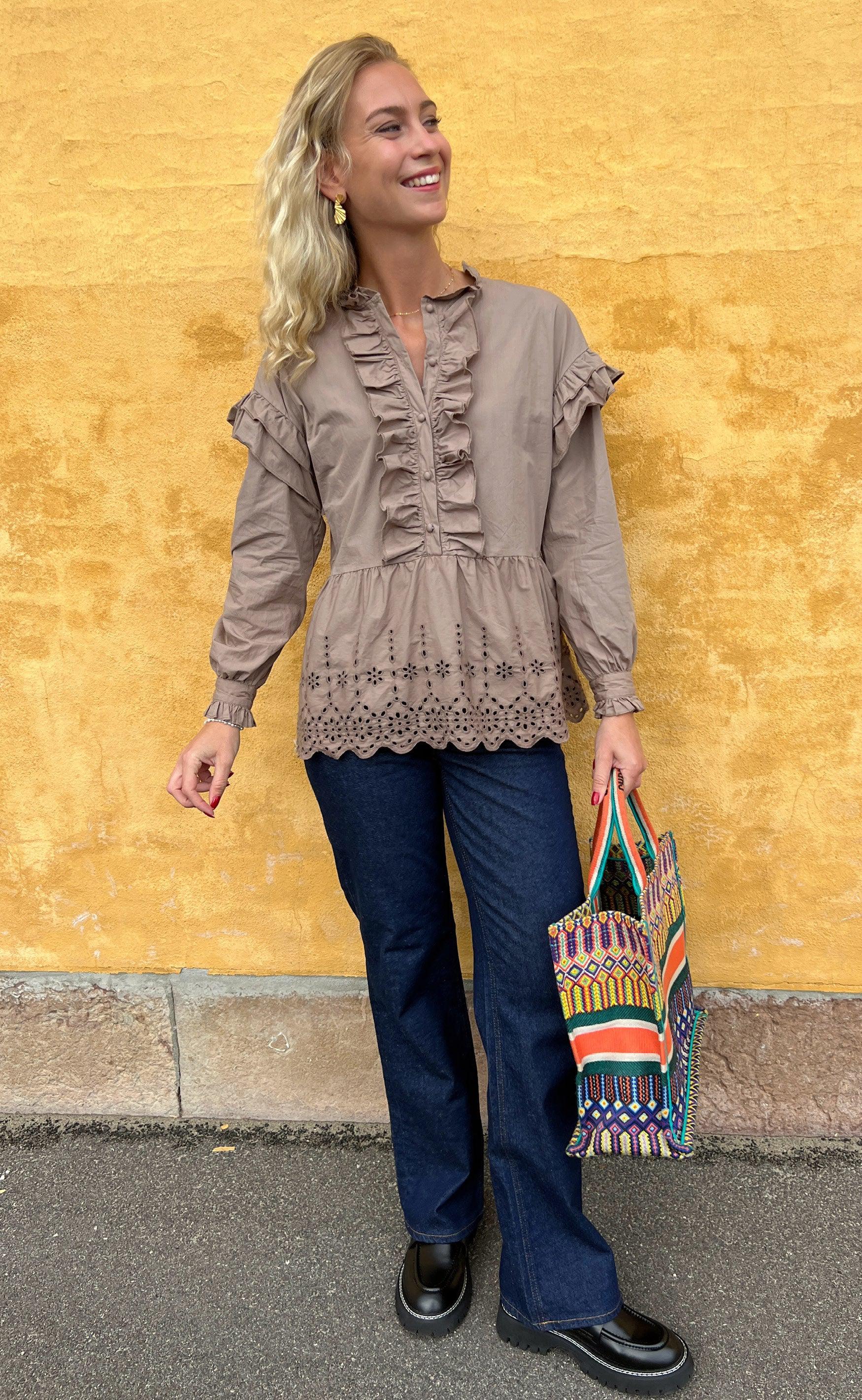 INA Copenhagen Skjorte - Frida - Brown