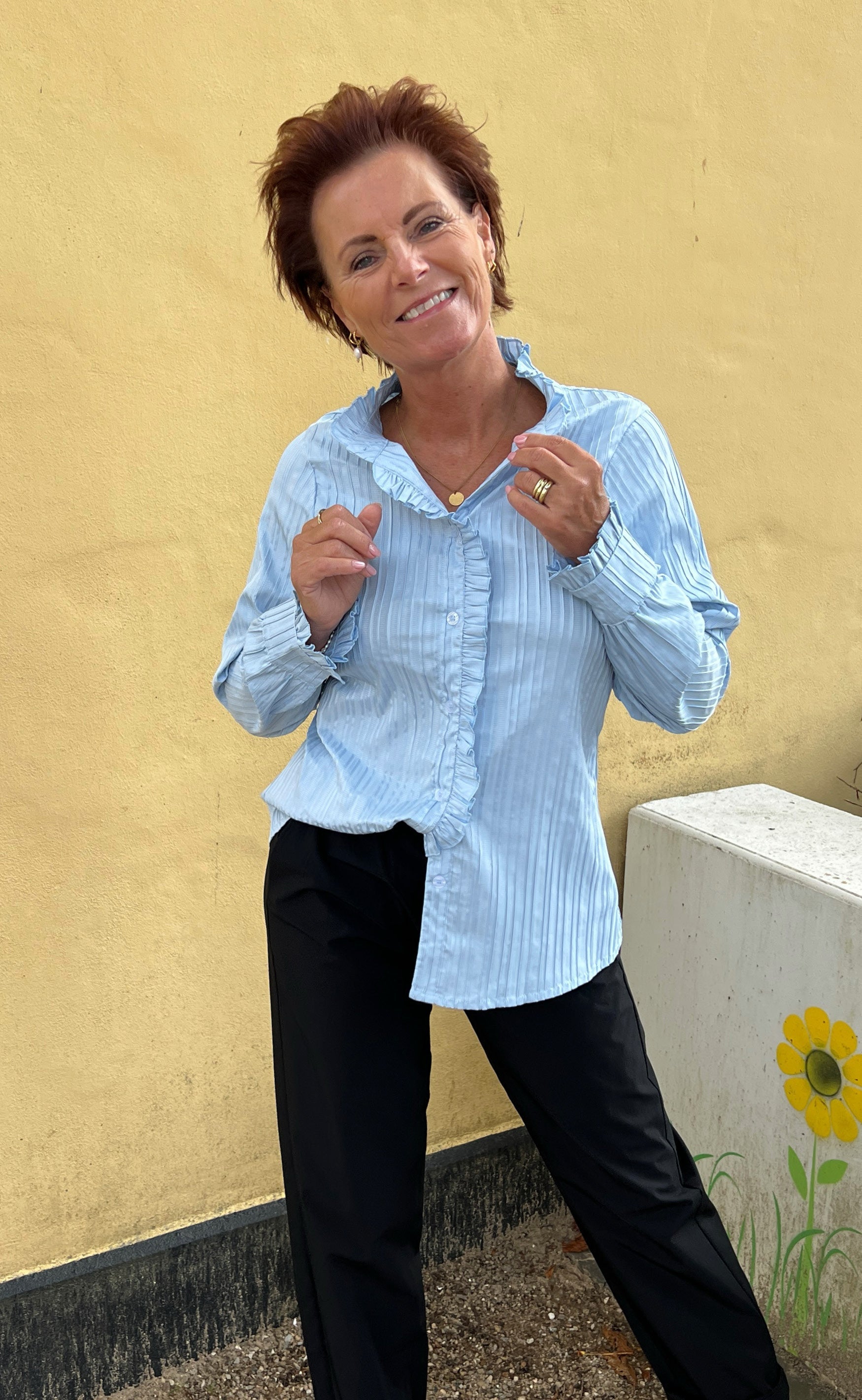 INA Copenhagen Skjorte - Ingrid - Light Blue