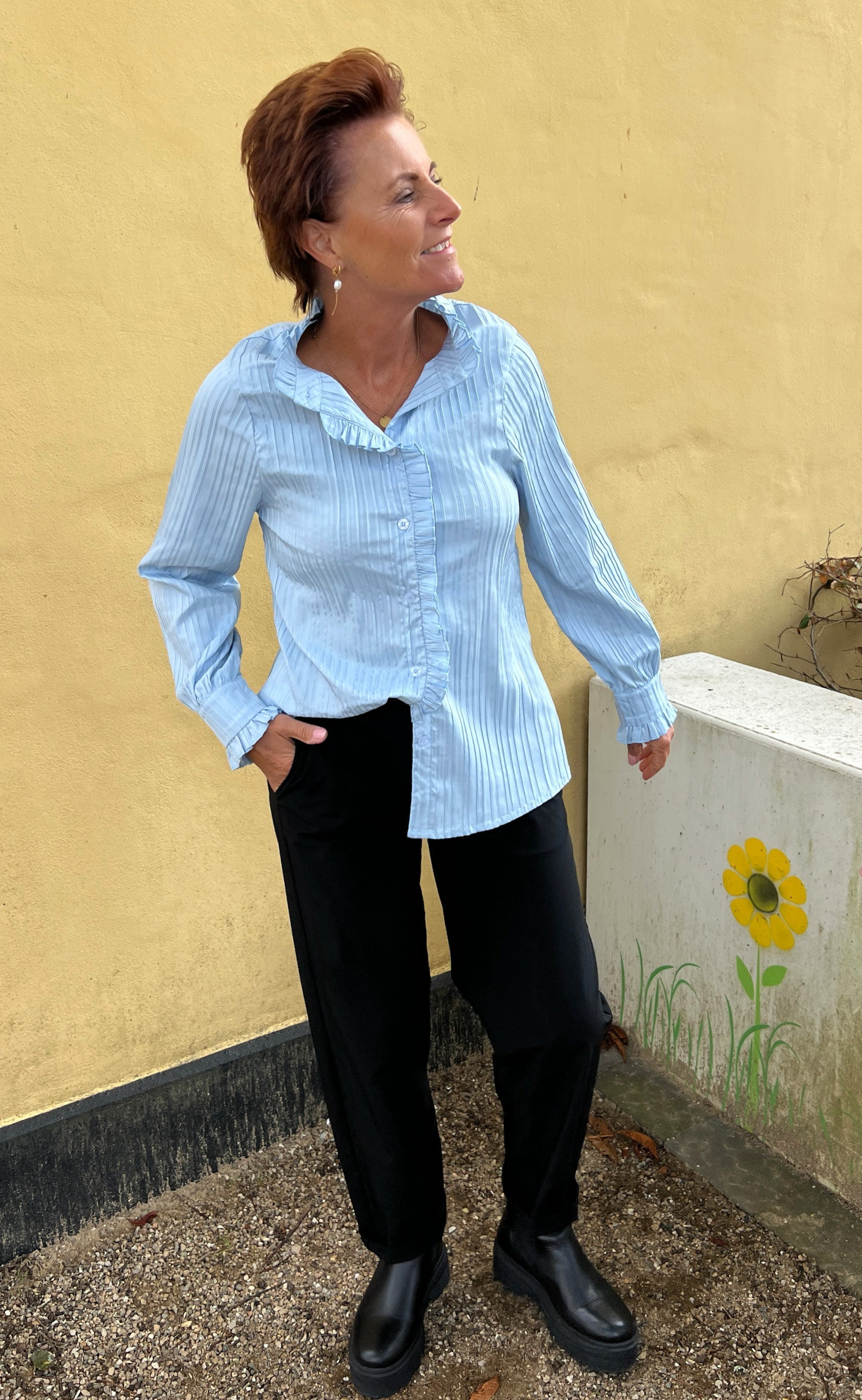 INA Copenhagen Skjorte - Ingrid - Light Blue