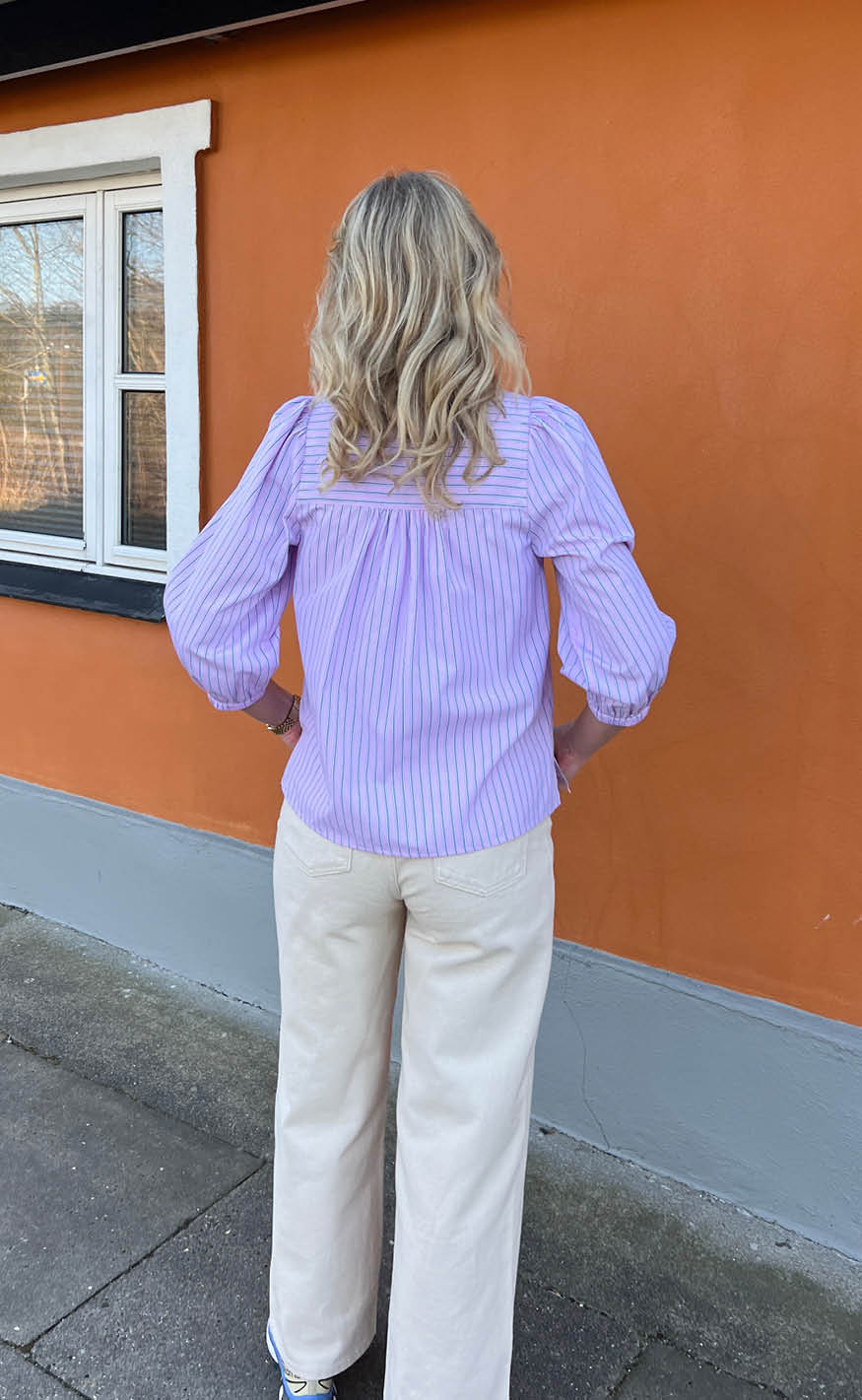 INA Copenhagen Skjorte - Katinka - Pink Striped