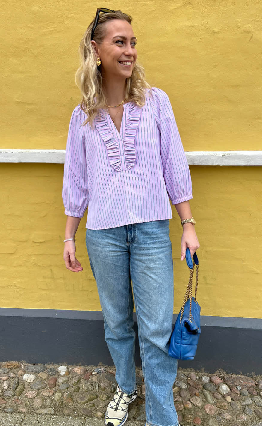INA Copenhagen Skjorte - Katinka - Pink Striped