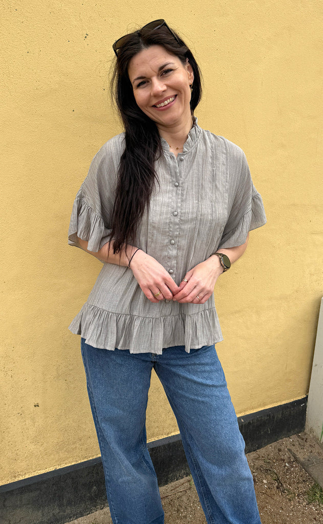 INA Copenhagen Skjorte - Michela - Greyish