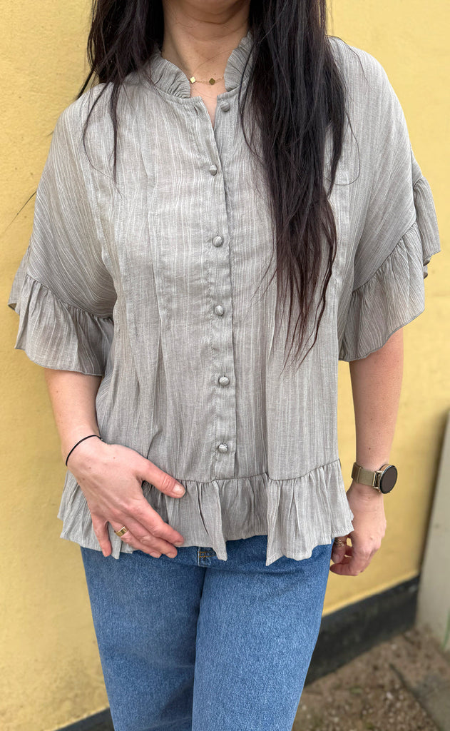 INA Copenhagen Skjorte - Michela - Greyish