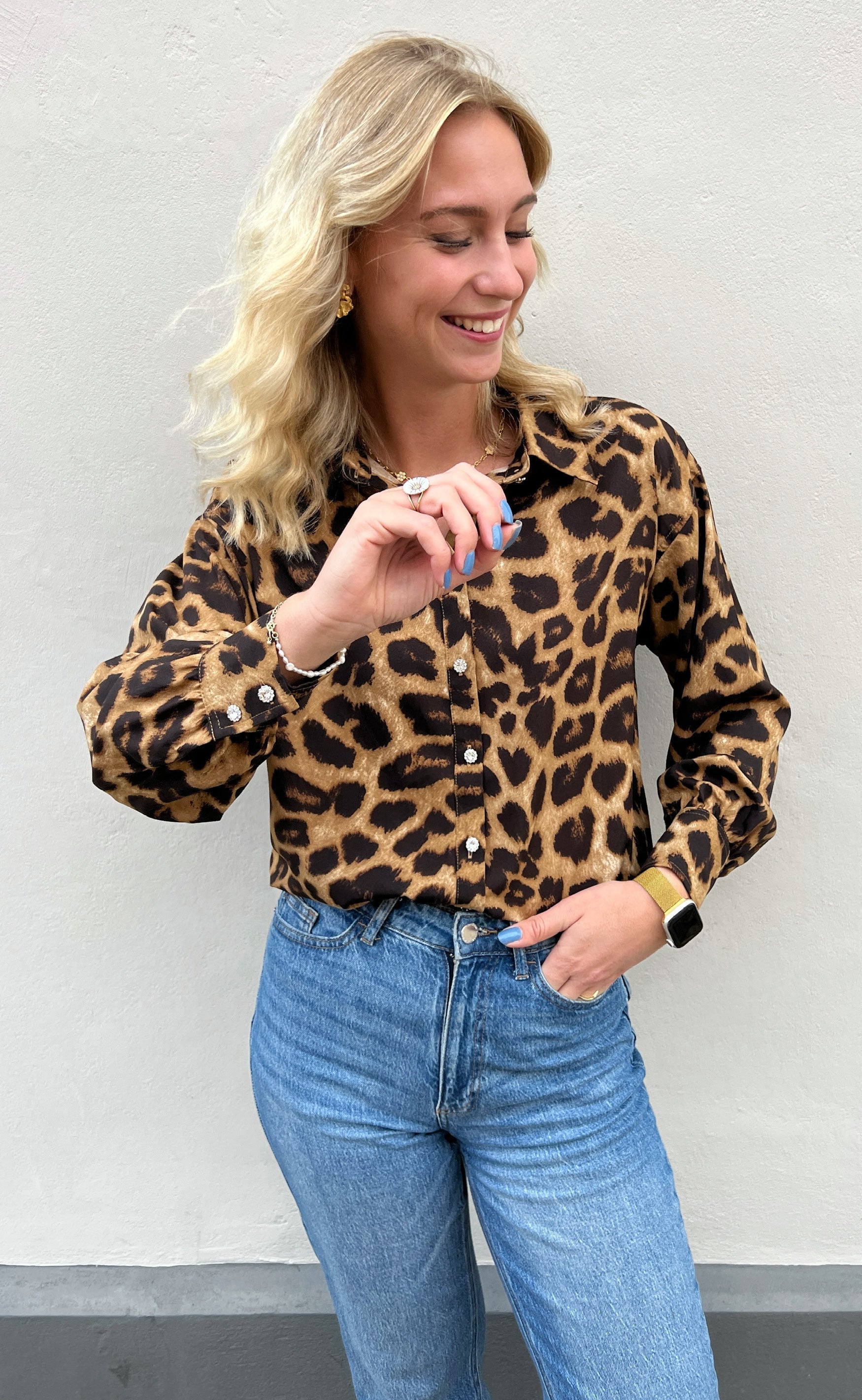 INA Copenhagen Skjorte - Stella - Leopard