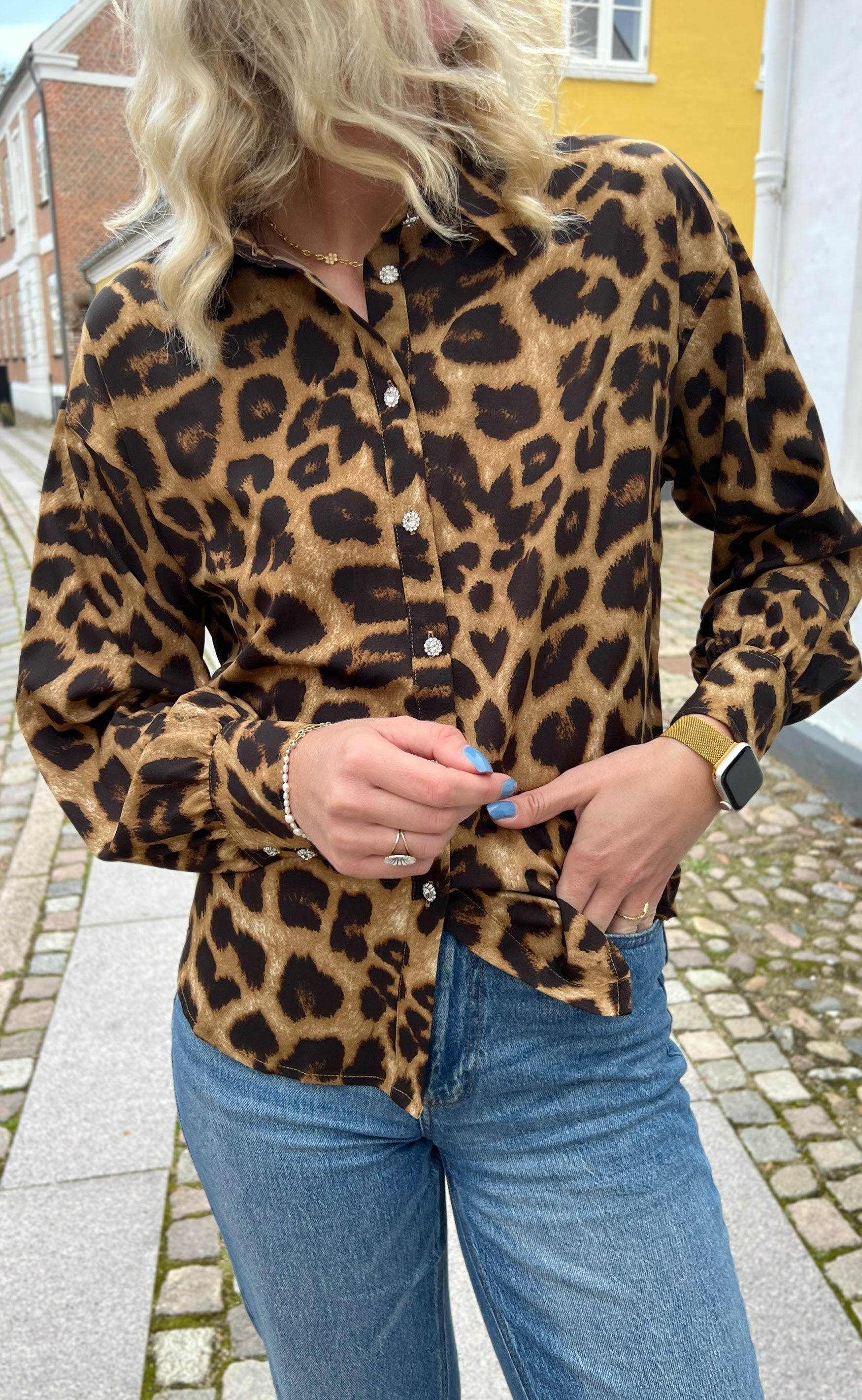 INA Copenhagen Skjorte - Stella - Leopard