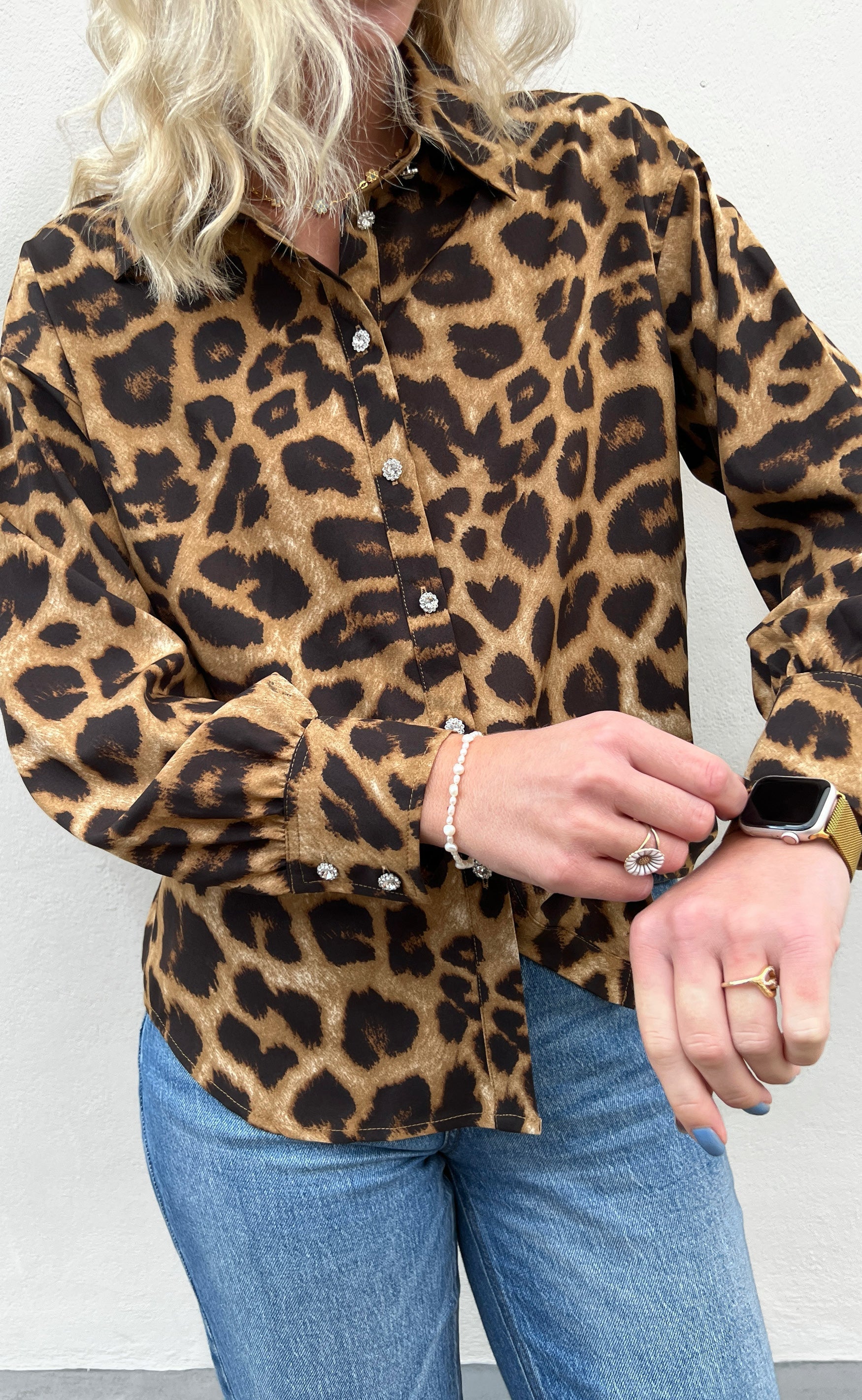 INA Copenhagen Skjorte - Stella - Leopard