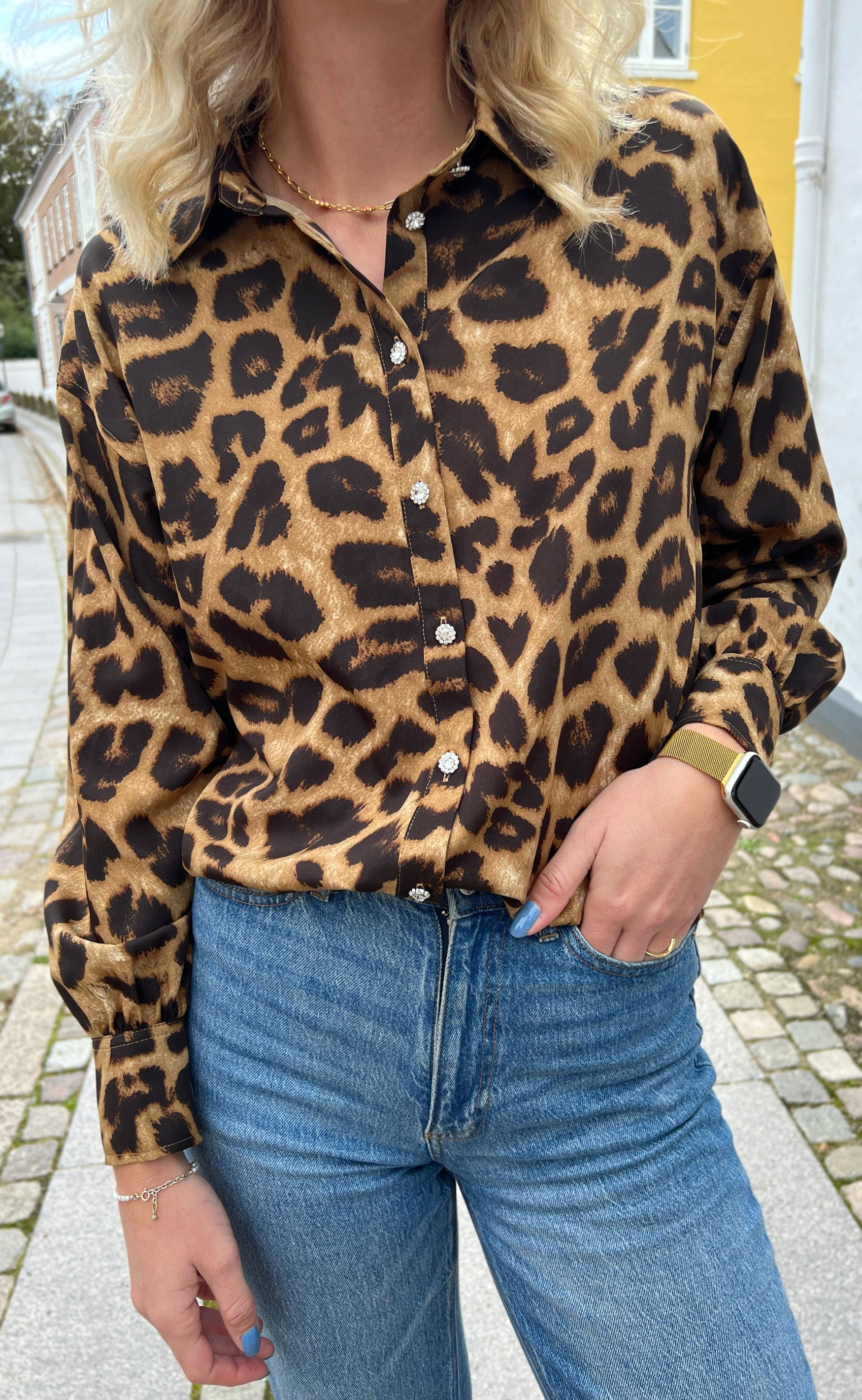INA Copenhagen Skjorte - Stella - Leopard