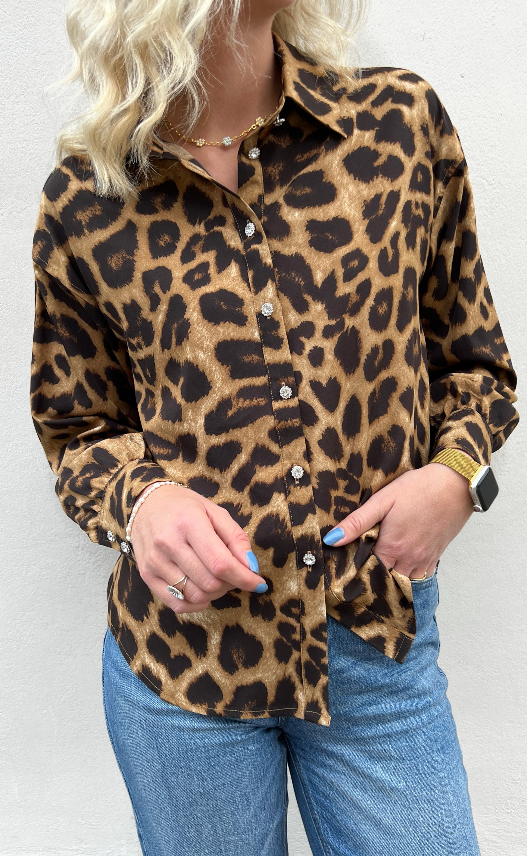 INA Copenhagen Skjorte - Stella - Leopard