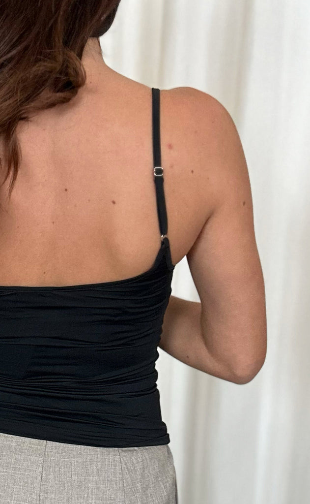 INA Copenhagen Topp - Elena - Black