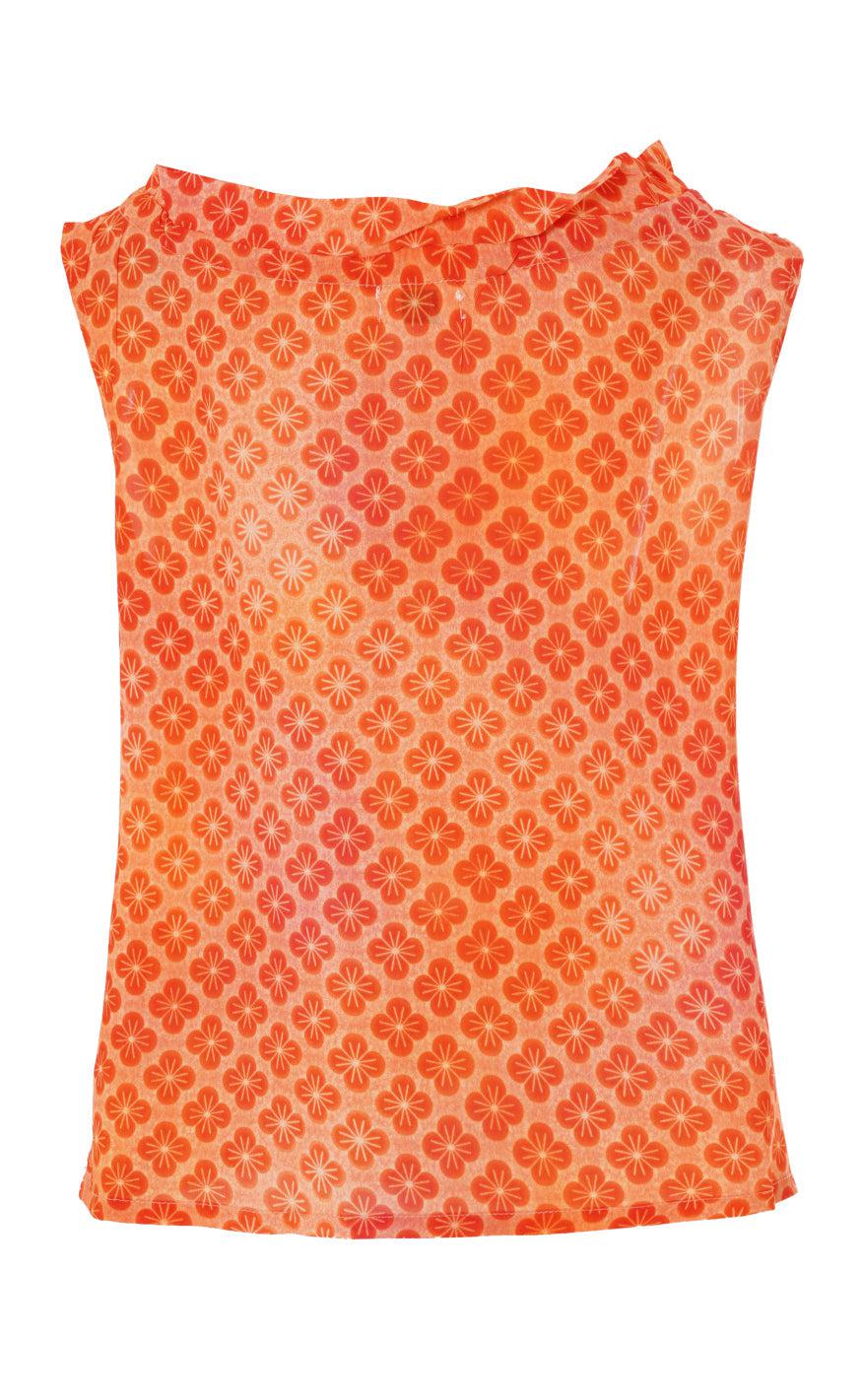 INA Copenhagen Topp - Ellen - Flame (vendbar)