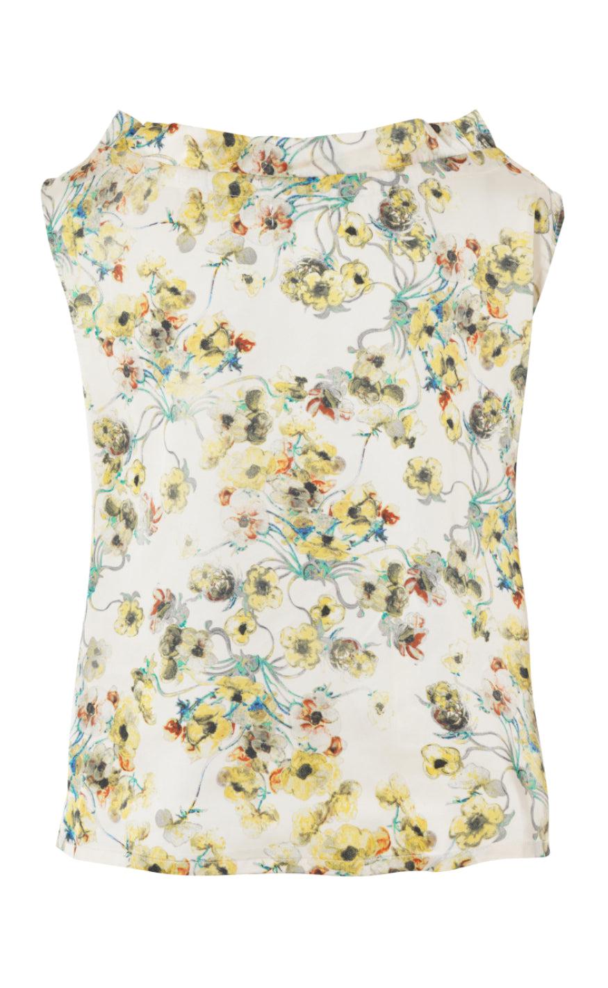 INA Copenhagen Topp - Ellen - White Summer (vendbar)