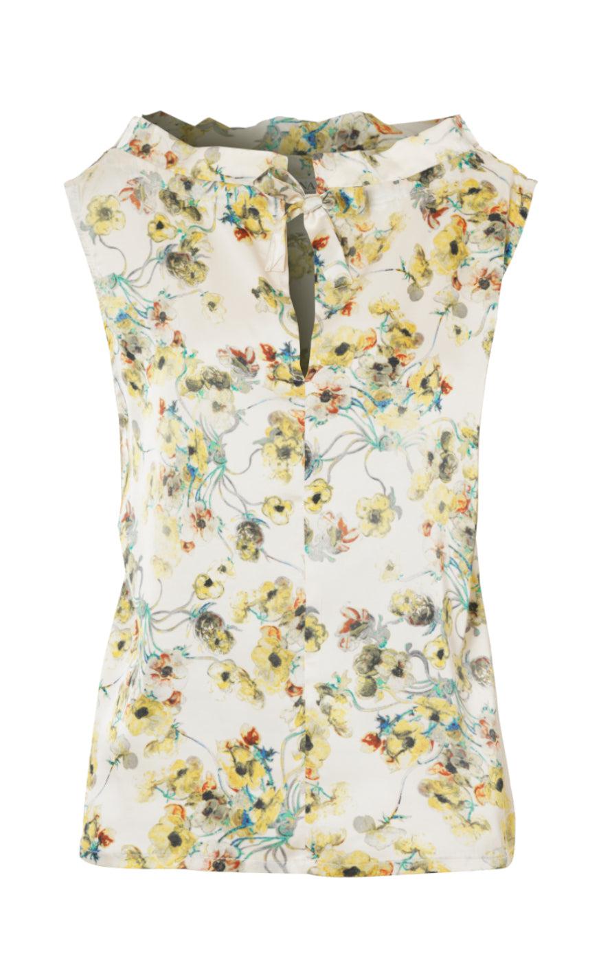 INA Copenhagen Topp - Ellen - White Summer (vendbar)