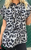 Say INA Copenhagen Topp - Freya - Grey Leopard