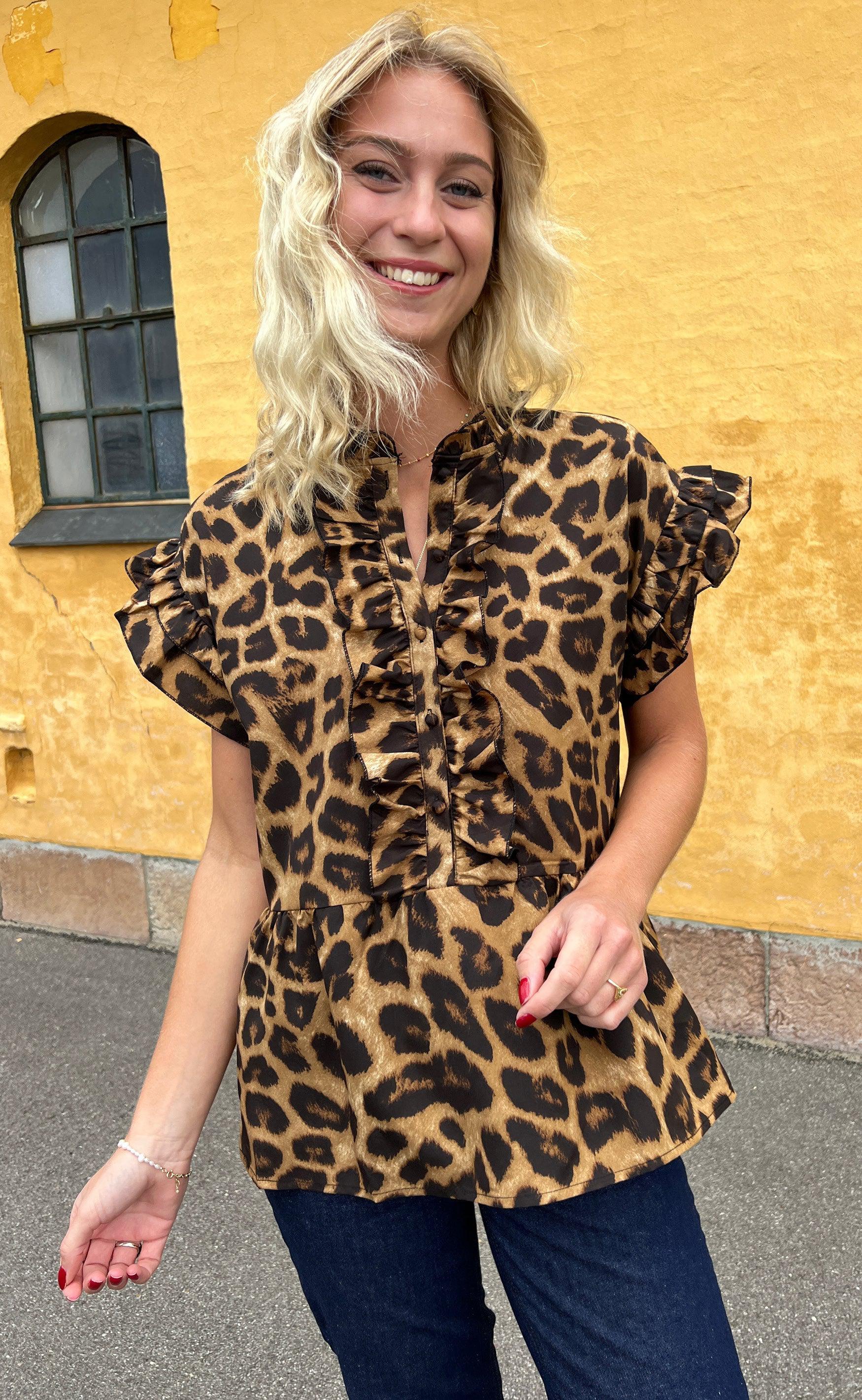 INA Copenhagen Topp - Freya - Leopard