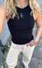 Say INA Copenhagen Topp - Lea Logo - Black