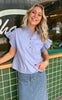 Say INA Copenhagen Topp - Mandy - Mermaid Blue