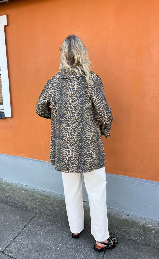 INA Copenhagen Trenchcoat - Jessica - Leopard