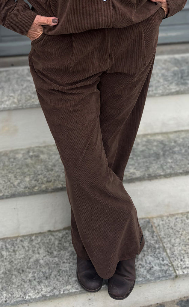 Say INA Copenhagen Bukser - Carina - Brown Corduroy